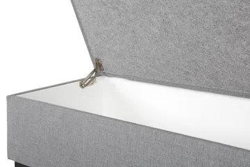 Crazy Fotpall med Förvaring 120x50 - Ljusgrå - Products - Möbler - Fåtölj & stolar - Pall & puff - Fotpallar