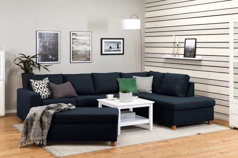 Crazy Fotpall med Förvaring 120x50 - Mörkblå - Products - Möbler - Fåtölj & stolar - Pall & puff - Fotpallar