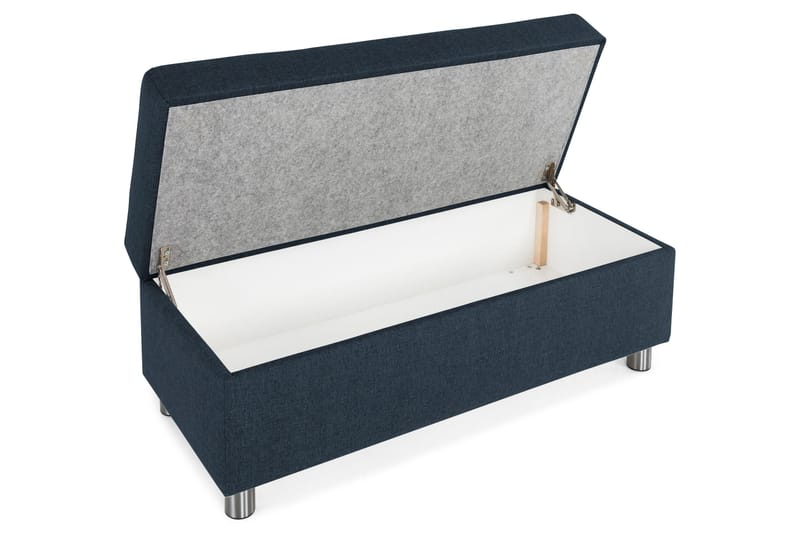Crazy Fotpall med Förvaring 120x50 - Mörkblå - Products - Möbler - Fåtölj & stolar - Pall & puff - Fotpallar