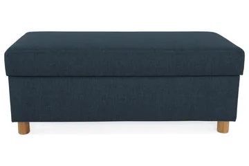 Crazy Fotpall med Förvaring 120x50 - Mörkblå - Products - Möbler - Fåtölj & stolar - Pall & puff - Fotpallar