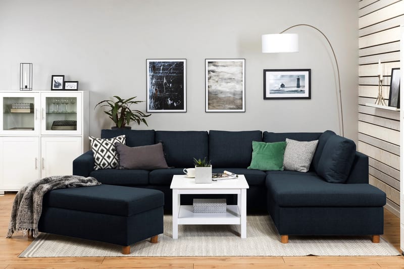 Crazy Fotpall med Förvaring 120x50 - Mörkblå - Products - Möbler - Fåtölj & stolar - Pall & puff - Fotpallar