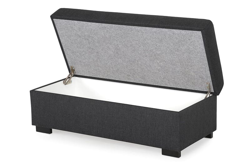 Crazy Fotpall med Förvaring 120x50 - Mörkgrå - Products - Möbler - Fåtölj & stolar - Pall & puff - Fotpallar