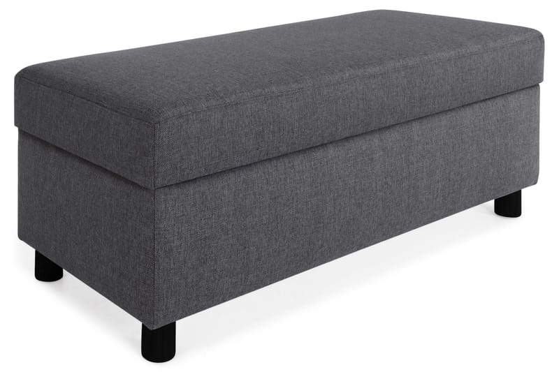 Crazy Fotpall med Förvaring 120x50 - Mörkgrå - Products - Möbler - Fåtölj & stolar - Pall & puff - Fotpallar