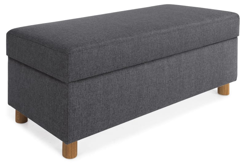 Crazy Fotpall med Förvaring 120x50 - Mörkgrå - Products - Möbler - Fåtölj & stolar - Pall & puff - Fotpallar