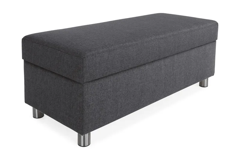 Crazy Fotpall med Förvaring 120x50 - Mörkgrå - Products - Möbler - Fåtölj & stolar - Pall & puff - Fotpallar