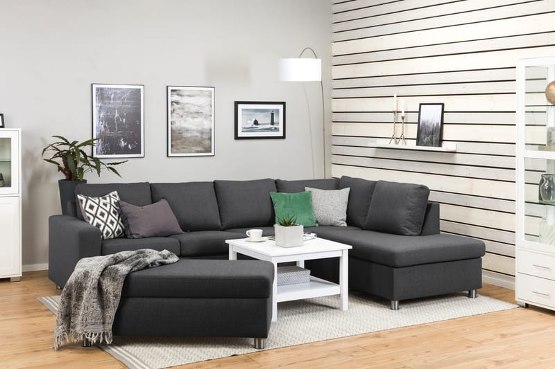 Crazy Fotpall med Förvaring 120x50 - Mörkgrå - Products - Möbler - Fåtölj & stolar - Pall & puff - Fotpallar