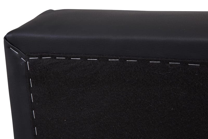 Crazy Fotpall med Förvaring 120x50 - Svart Konstläder - Products - Möbler - Fåtölj & stolar - Pall & puff - Fotpallar