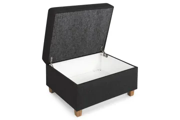 Crazy Fotpall med Förvaring 80x65 - Antracit - Products - Möbler - Fåtölj & stolar - Pall & puff - Fotpallar