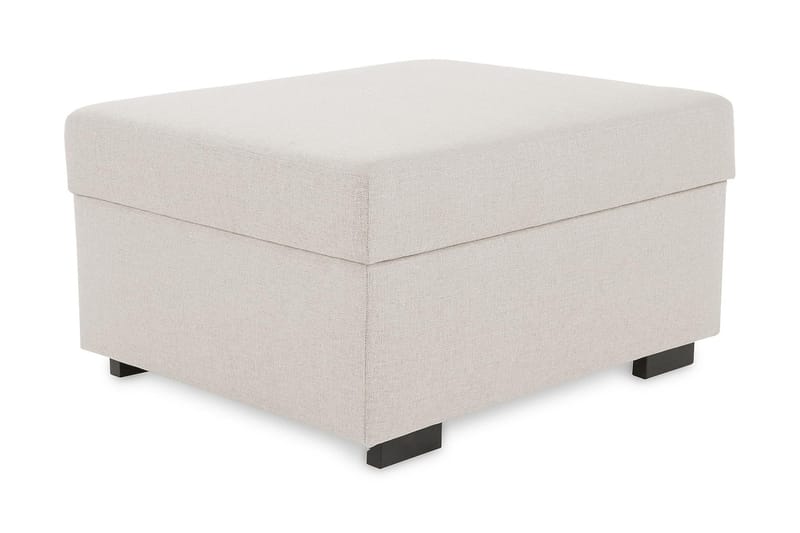 Crazy Fotpall med Förvaring 80x65 - Beige - Products - Möbler - Fåtölj & stolar - Pall & puff - Fotpallar
