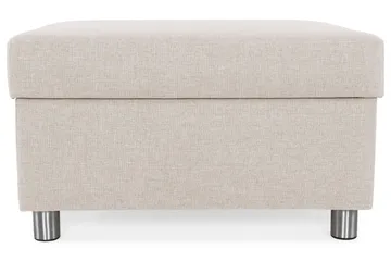 Crazy Fotpall med Förvaring 80x65 - Beige - Products - Möbler - Fåtölj & stolar - Pall & puff - Fotpallar