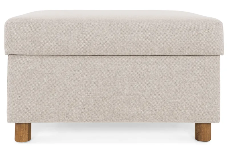 Crazy Fotpall med Förvaring 80x65 - Beige - Products - Möbler - Fåtölj & stolar - Pall & puff - Fotpallar