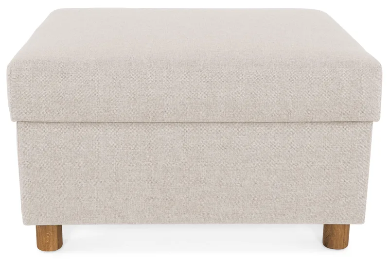 Crazy Fotpall med Förvaring 80x65 - Beige - Products - Möbler - Fåtölj & stolar - Pall & puff - Fotpallar