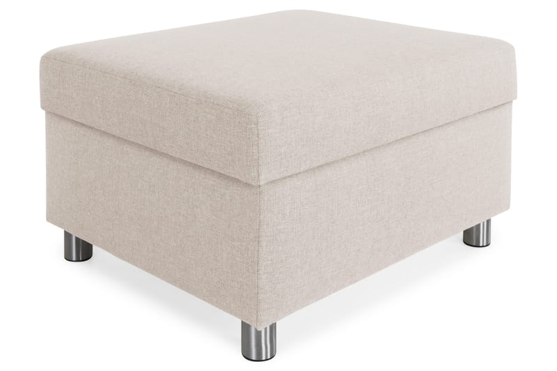 Crazy Fotpall med Förvaring 80x65 - Beige - Products - Möbler - Fåtölj & stolar - Pall & puff - Fotpallar