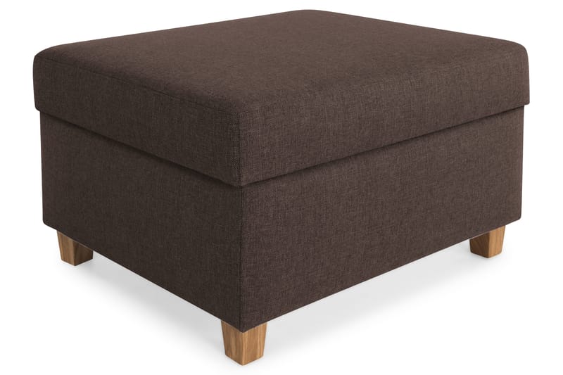 Crazy Fotpall med Förvaring 80x65 - Brun - Products - Möbler - Fåtölj & stolar - Pall & puff - Fotpallar