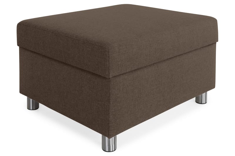 Crazy Fotpall med Förvaring 80x65 - Brun - Products - Möbler - Fåtölj & stolar - Pall & puff - Fotpallar