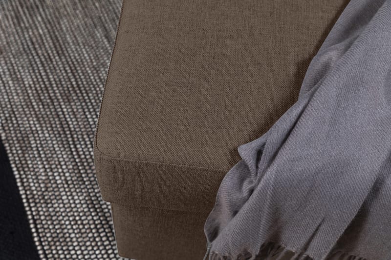 Crazy Fotpall med Förvaring 80x65 - Brun - Products - Möbler - Fåtölj & stolar - Pall & puff - Fotpallar