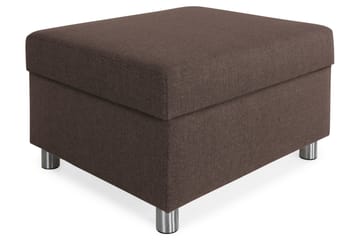 Crazy Fotpall med Förvaring 80x65 - Brun - Products - Möbler - Fåtölj & stolar - Pall & puff - Fotpallar