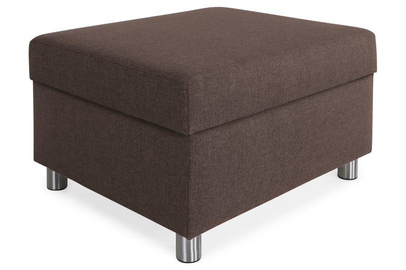 Crazy Fotpall med Förvaring 80x65 - Brun - Products - Möbler - Fåtölj & stolar - Pall & puff - Fotpallar