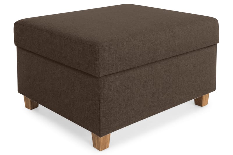 Crazy Fotpall med Förvaring 80x65 - Brun - Products - Möbler - Fåtölj & stolar - Pall & puff - Fotpallar