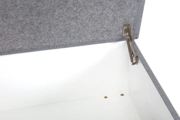 Crazy Fotpall med Förvaring 80x65 - Ljusgrå - Products - Möbler - Fåtölj & stolar - Pall & puff - Fotpallar