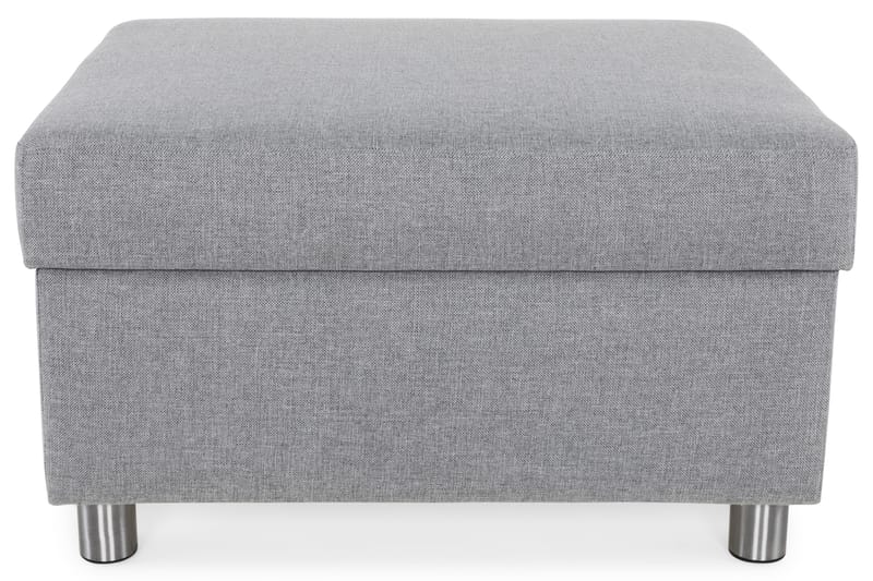 Crazy Fotpall med Förvaring 80x65 - Ljusgrå - Products - Möbler - Fåtölj & stolar - Pall & puff - Fotpallar
