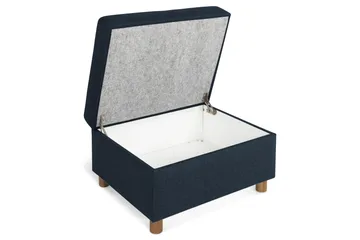 Crazy Fotpall med Förvaring 80x65 - Mörkblå - Products - Möbler - Fåtölj & stolar - Pall & puff - Fotpallar