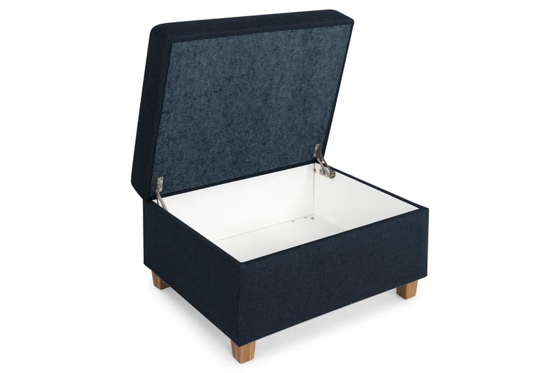 Crazy Fotpall med Förvaring 80x65 - Mörkblå - Products - Möbler - Fåtölj & stolar - Pall & puff - Fotpallar