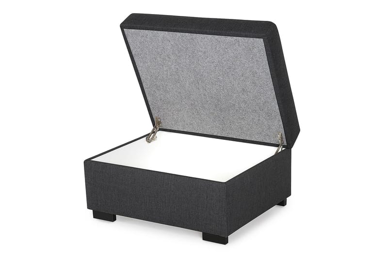 Crazy Fotpall med Förvaring 80x65 - Mörkgr å - Products - Möbler - Fåtölj & stolar - Pall & puff - Fotpallar