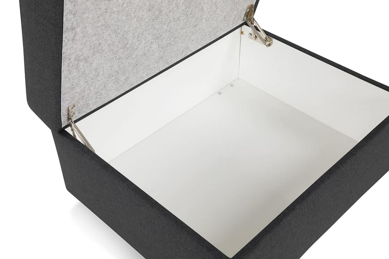Crazy Fotpall med Förvaring 80x65 - Mörkgrå - Products - Möbler - Fåtölj & stolar - Pall & puff - Fotpallar