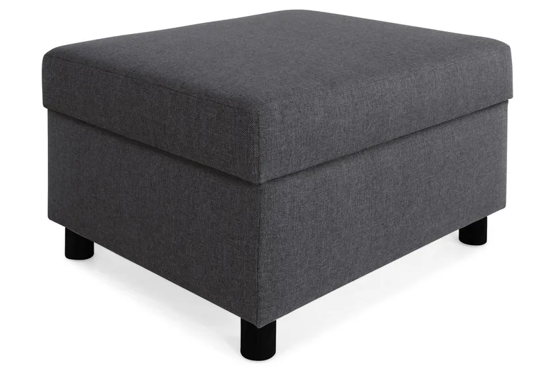 Crazy Fotpall med Förvaring 80x65 - Mörkgrå - Products - Möbler - Fåtölj & stolar - Pall & puff - Fotpallar