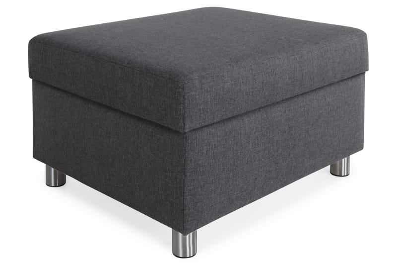Crazy Fotpall med Förvaring 80x65 - Mörkgrå - Products - Möbler - Fåtölj & stolar - Pall & puff - Fotpallar