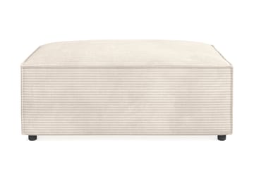 Cubo 1-sits  Rektangulär Fotpallsmodul i Manchester 120 cm bred - Beige - Products - Möbler - Fåtölj & stolar - Pall & puff - Fotpallar