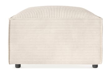 Cubo 1-sits  Rektangulär Fotpallsmodul i Manchester 120 cm bred - Beige - Products - Möbler - Fåtölj & stolar - Pall & puff - Fotpallar