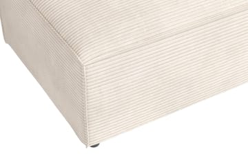 Cubo 1-sits  Rektangulär Fotpallsmodul i Manchester 120 cm bred - Beige - Products - Möbler - Fåtölj & stolar - Pall & puff - Fotpallar