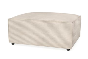 Cubo 1-sits  Rektangulär Fotpallsmodul i Manchester 80 cm bred - Beige - Products - Möbler - Fåtölj & stolar - Pall & puff - Fotpallar