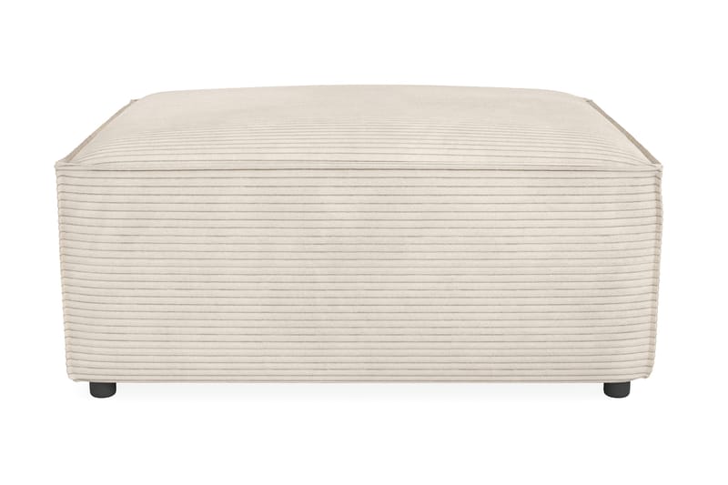 Cubo 1-sits  Rektangulär Fotpallsmodul i Manchester 80 cm bred - Beige - Products - Möbler - Fåtölj & stolar - Pall & puff - Fotpallar