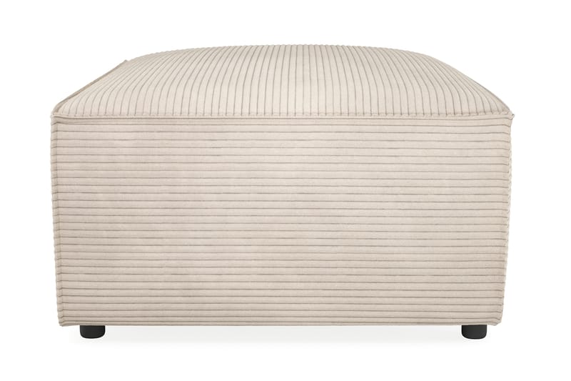 Cubo 1-sits  Rektangulär Fotpallsmodul i Manchester 80 cm bred - Beige - Products - Möbler - Fåtölj & stolar - Pall & puff - Fotpallar