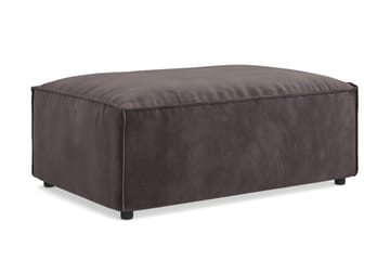 Cubo 1-sits  Rektangulär Fotpallsmodul i Sammet 120 cm bred - Mörkgrå - Products - Möbler - Fåtölj & stolar - Pall & puff - Fotpallar