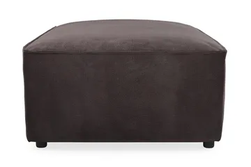 Cubo 1-sits  Rektangulär Fotpallsmodul i Sammet 80 cm bred - Mörkgrå - Products - Möbler - Fåtölj & stolar - Pall & puff - Fotpallar