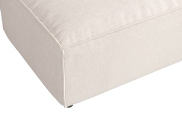 Cubo 1-sits  Rektangulär Fotpallsmodul i Tyg 120 cm bred - Beige - Products - Möbler - Fåtölj & stolar - Pall & puff - Fotpallar