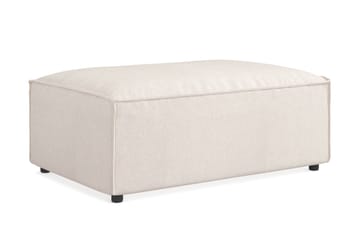 Cubo 1-sits  Rektangulär Fotpallsmodul i Tyg 120 cm bred - Beige - Products - Möbler - Fåtölj & stolar - Pall & puff - Fotpallar