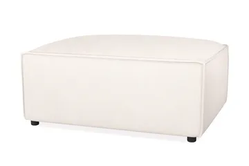 Cubo 1-sits  Rektangulär Fotpallsmodul i Tyg 120 cm bred - Ljusbeige - Products - Möbler - Fåtölj & stolar - Pall & puff - Fotpallar