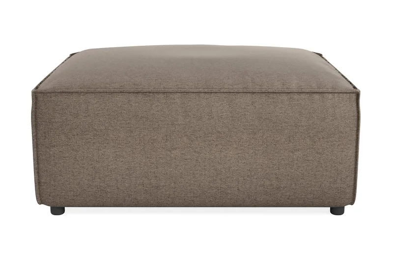 Cubo 1-sits  Rektangulär Fotpallsmodul i Tyg 80 cm bred - Grå - Products - Möbler - Fåtölj & stolar - Pall & puff - Fotpallar