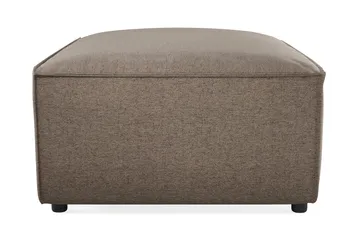 Cubo 1-sits  Rektangulär Fotpallsmodul i Tyg 80 cm bred - Grå - Products - Möbler - Fåtölj & stolar - Pall & puff - Fotpallar