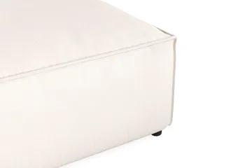 Cubo 1-sits  Rektangulär Fotpallsmodul i Tyg 80 cm bred - Ljusbeige - Products - Möbler - Fåtölj & stolar - Pall & puff - Fotpallar