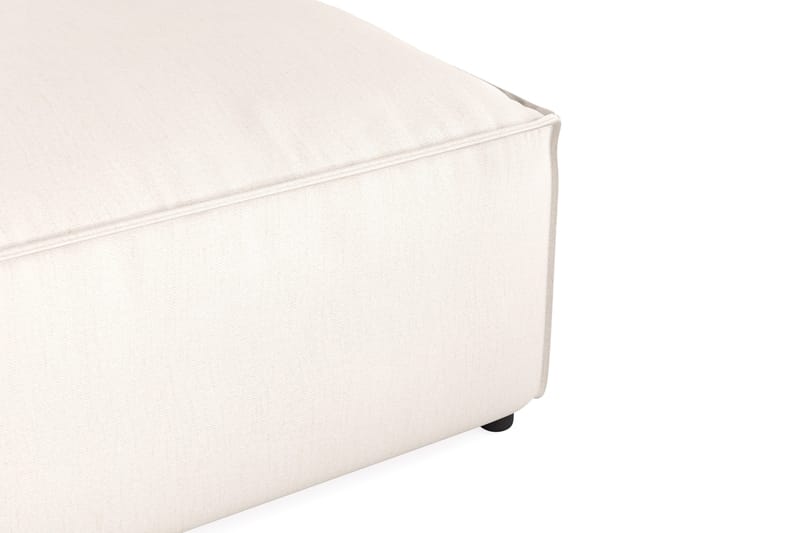 Cubo 1-sits  Rektangulär Fotpallsmodul i Tyg 80 cm bred - Ljusbeige - Products - Möbler - Fåtölj & stolar - Pall & puff - Fotpallar