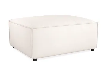 Cubo 1-sits  Rektangulär Fotpallsmodul i Tyg 80 cm bred - Ljusbeige - Products - Möbler - Fåtölj & stolar - Pall & puff - Fotpallar
