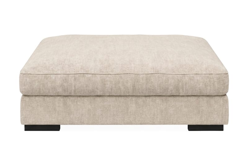 Dubai Fotpall i Tyg - Beige - Products - Möbler - Fåtölj & stolar - Pall & puff - Fotpallar