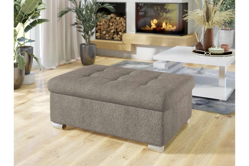 Dynir Fotpall 70 cm - Grå - Products - Möbler - Fåtölj & stolar - Pall & puff - Fotpallar