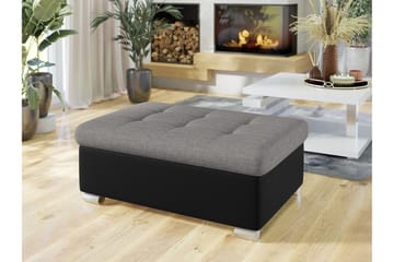 Dynir Fotpall 70 cm - Svart/Ljusgrå - Products - Möbler - Fåtölj & stolar - Pall & puff - Fotpallar